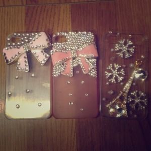 Bow and Eiffel Tower iphone cases