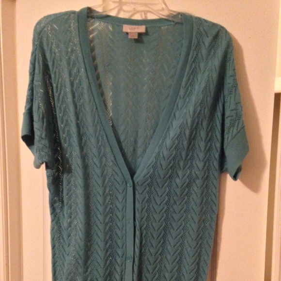 Loft Teal Summer Cardigan