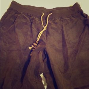 Super cute 100% silk tie pants.