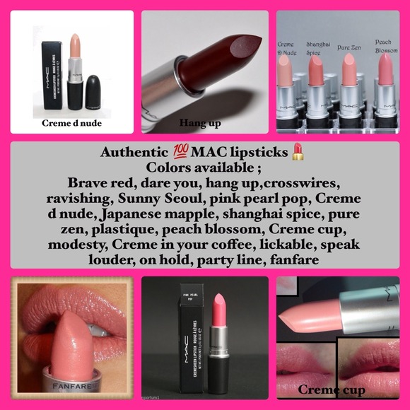 Authentic 💯MAC lipsticks 💄💋💄💋💄