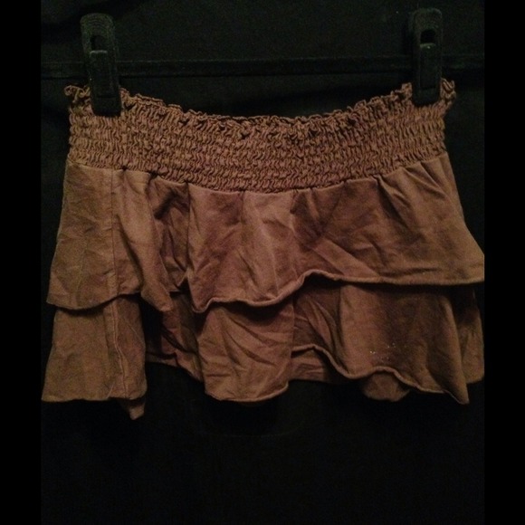 SOLD!! Brown Abercrombie & Fitch Skirt - Picture 1 of 2