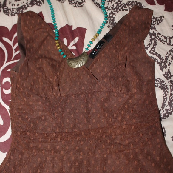 Brown summer dress