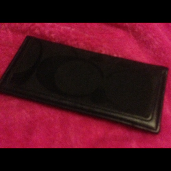 Authentic coach check book holder