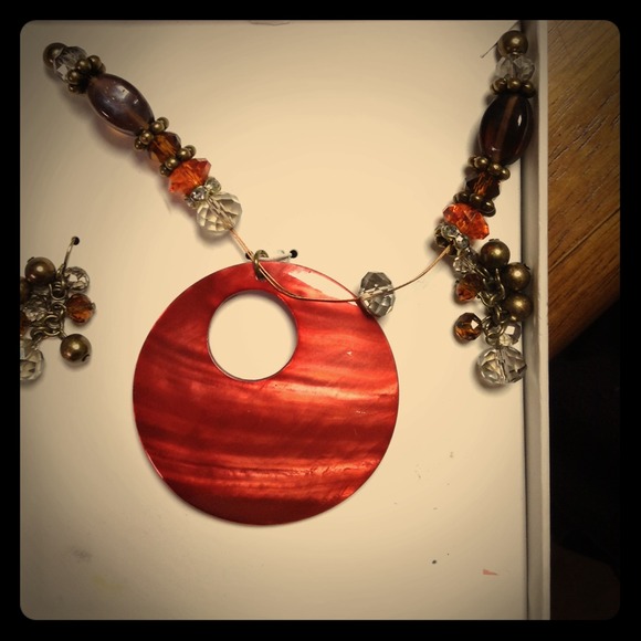 Jewelry - Indian Summer Necklace Earring Set