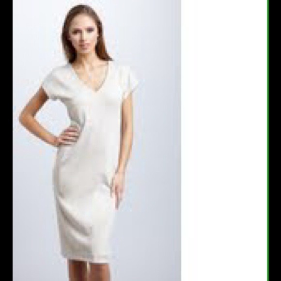 Dresses & Skirts - Premise V neck ponte  midi dress