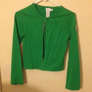 Green sweater/cardigan