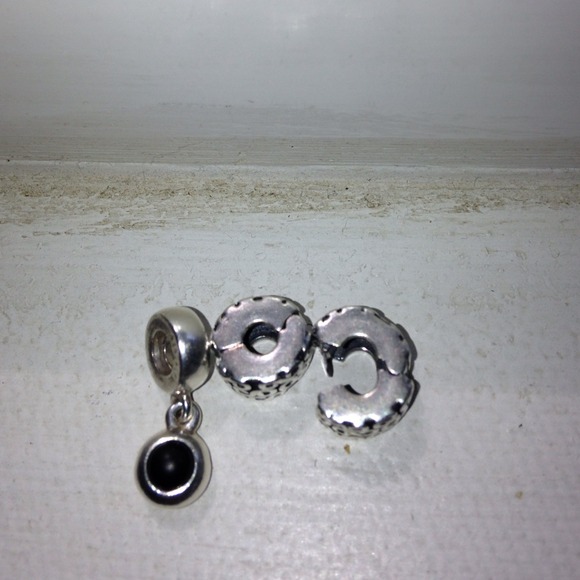 Authentic Pandora charm & closures