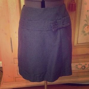 INC polka dot skirt with matching bow size 10