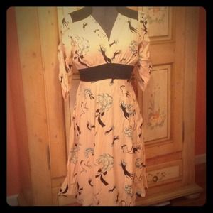 Trashy Diva 30s novelty print dress size 10