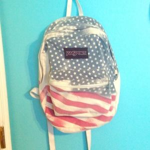 American flag JanSport backpack 🇺🇸