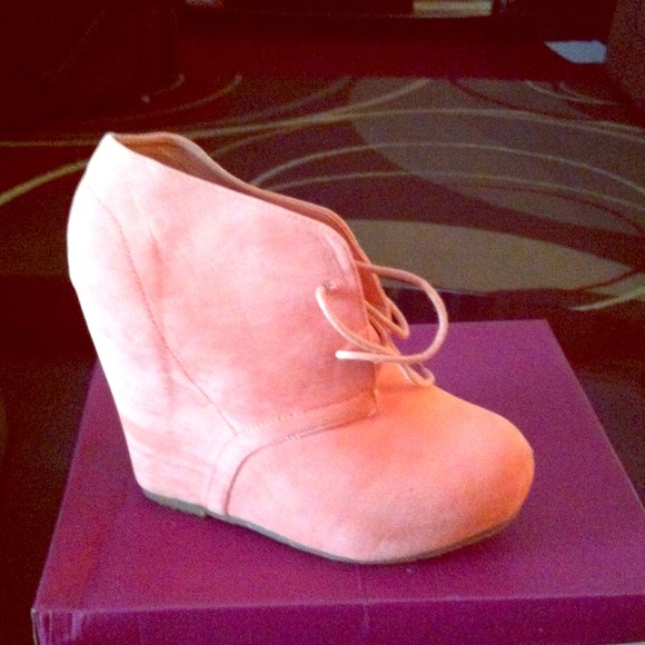 Peach Bootie