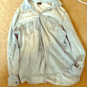 Light wash denim jacket
