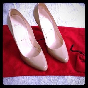 Christian Louboutin Nude Patent Leather