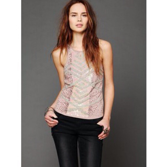 Free people sequin tank