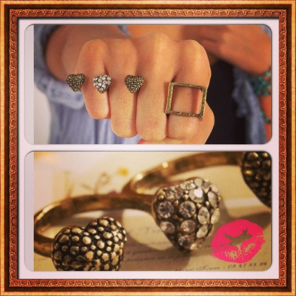 Tri-heart ring