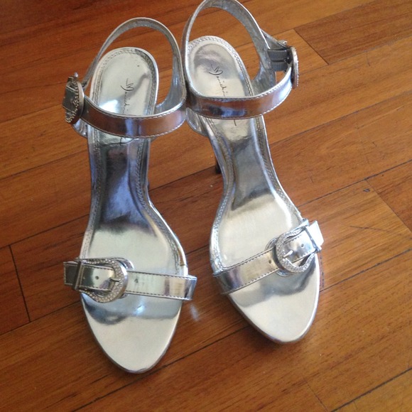 Silver heels