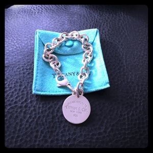 Tiffany's oval tag bracelet