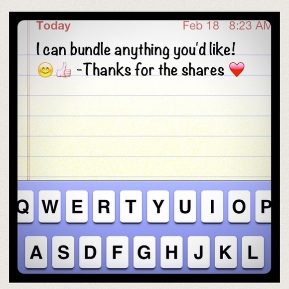 I can bundle anything! Thx for the shares 😘