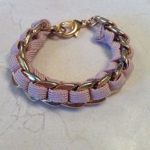 Herve Leger chain bracelet