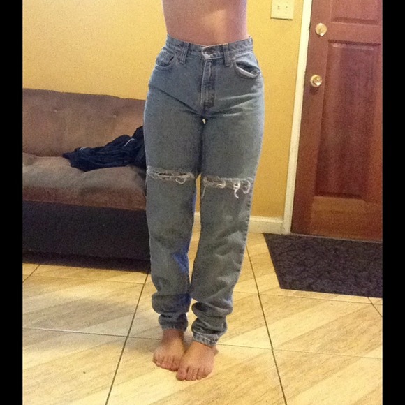 High waist jeans