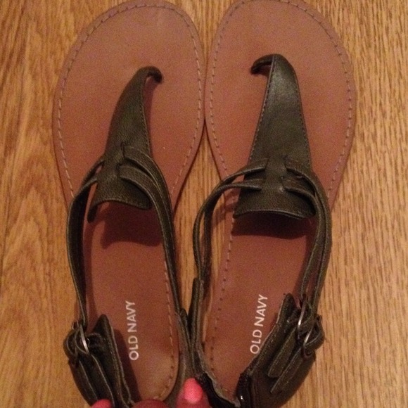Sold. Old Navy Olive Green Sandals👣