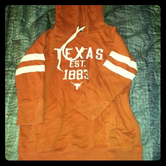 TEXAS LONGHORN 3/4 SLEEVE HOODIE