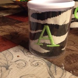 Initial A coffee cup