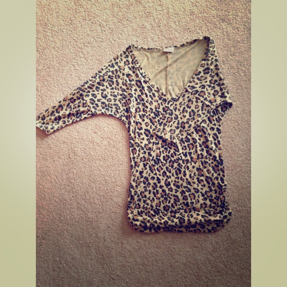 Cheetah print top!