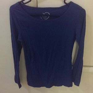 Greenish blue long sleeve shirt