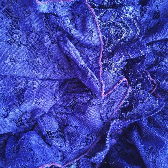 Blue Lace Shorts - Picture 4 of 4