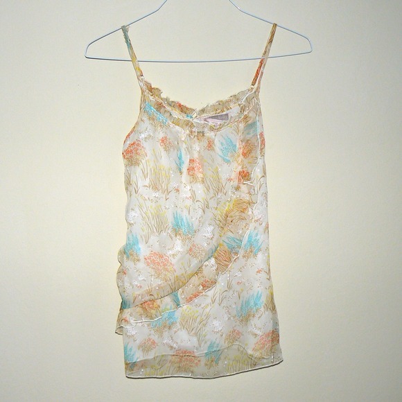 Sheer Floral Tank