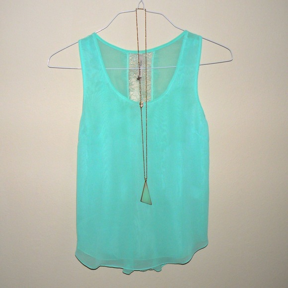 Sheer Blue Tank