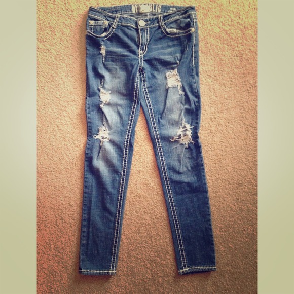 Hydraulic skinny jeans!