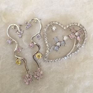 Special Occasion Earring and Pendant Set