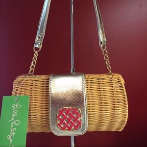 Lilly Pulitzer Golden Clutch