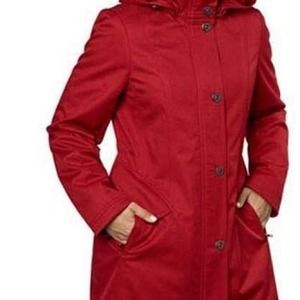 Red coat Kristen Blake