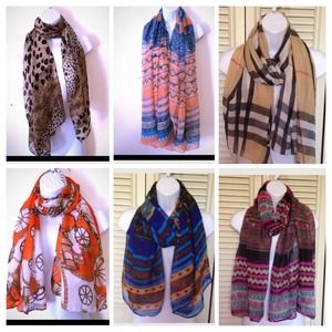 Scarves scarf $14 each or 2 for $20 Scarves scarf $14 each or 2 for $20