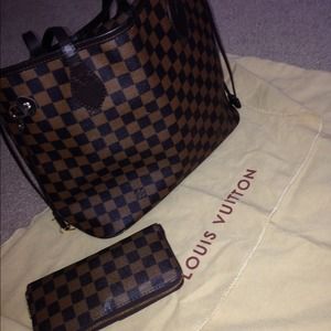 Louis Vuitton inspired tote