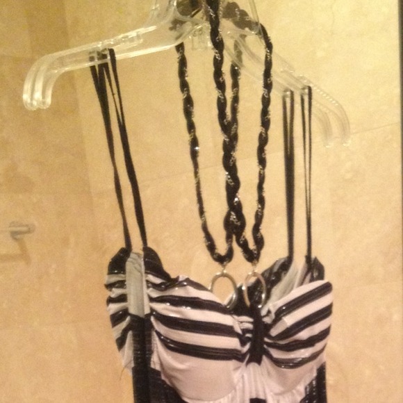 Mini Metallic BodyCon Dress - Picture 2 of 2