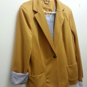 $15 TODAY ONLY LOVELY bright mustard blazer/jacket