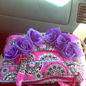 purple Rose flower crowns