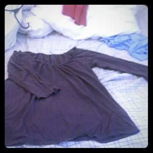 Purple baby doll shirt