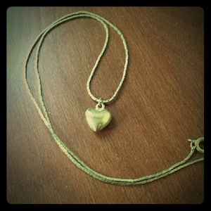 14K gold Heart Necklace