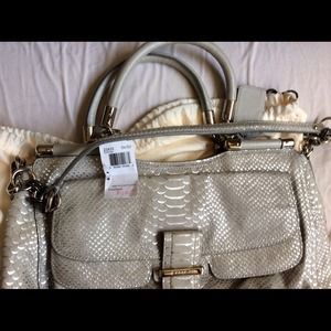 Coach Madison Python embossed