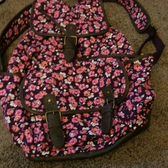 Floral backpack