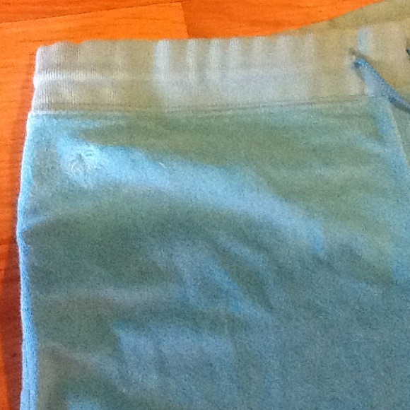 Lilly Pulitzer Terry yoga gym aqua sweatpants PJs - Picture 2 of 4