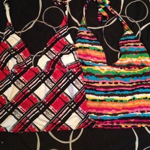 2 tankini tops