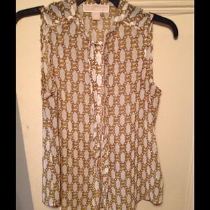 Michael Kors Logo Print top