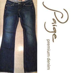 Paige Denim flare leg jeans long