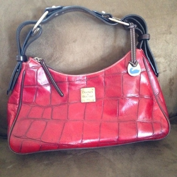 Red Croco Dooney & Bourke Handbag